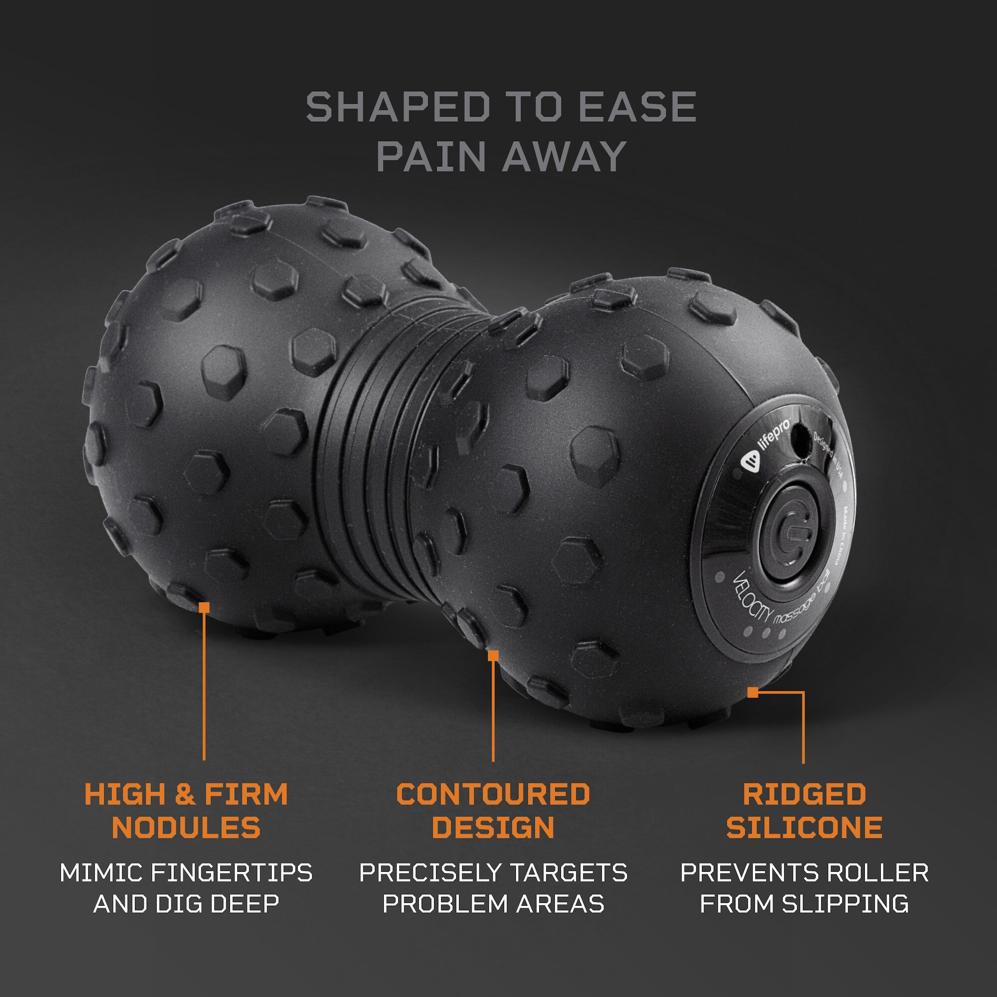 Lifepro Fitness Velocity Vibrating Ball 2 Battery Operated Massage Ball In The Stretching