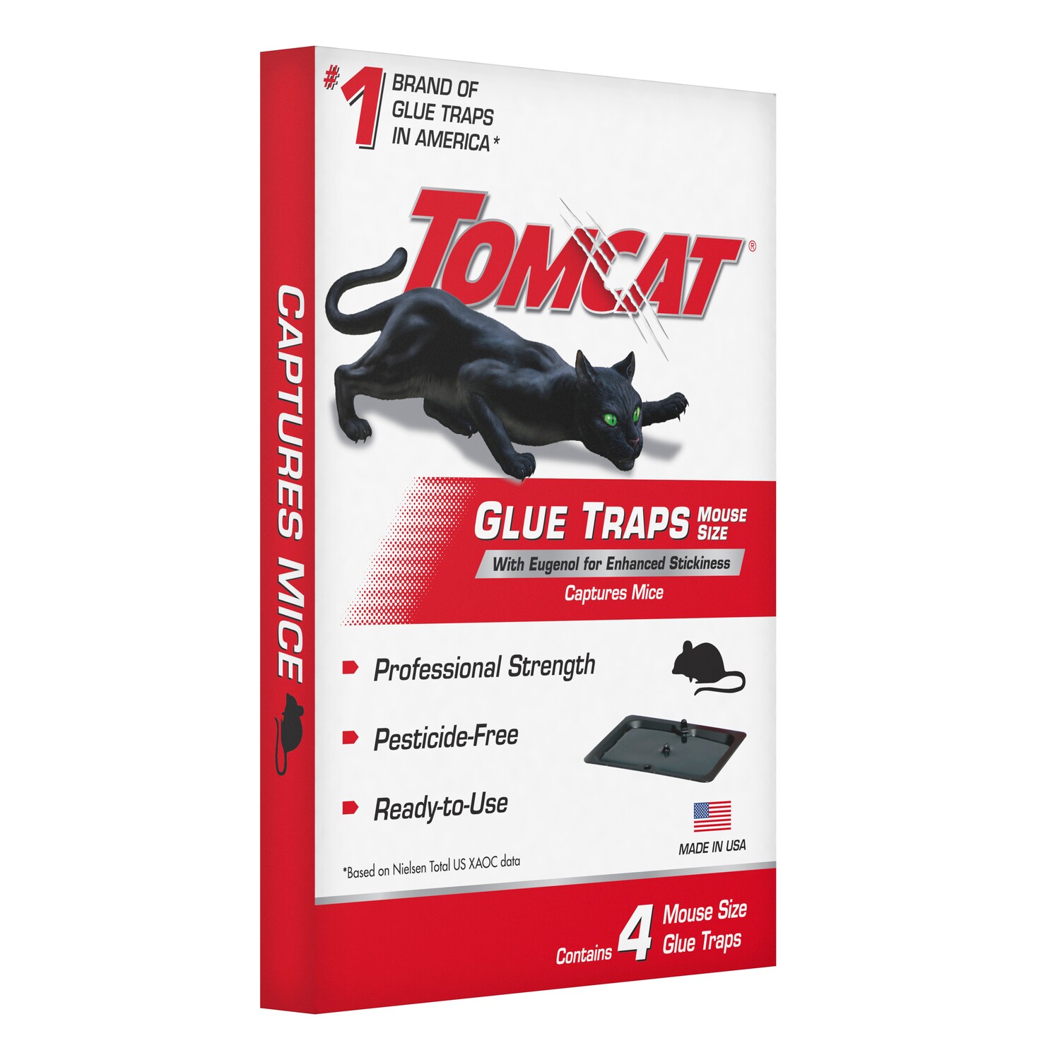Glue Traps W Eugenol For Enhanced Stickiness Non Toxic 4 Boards Maximum Holding 