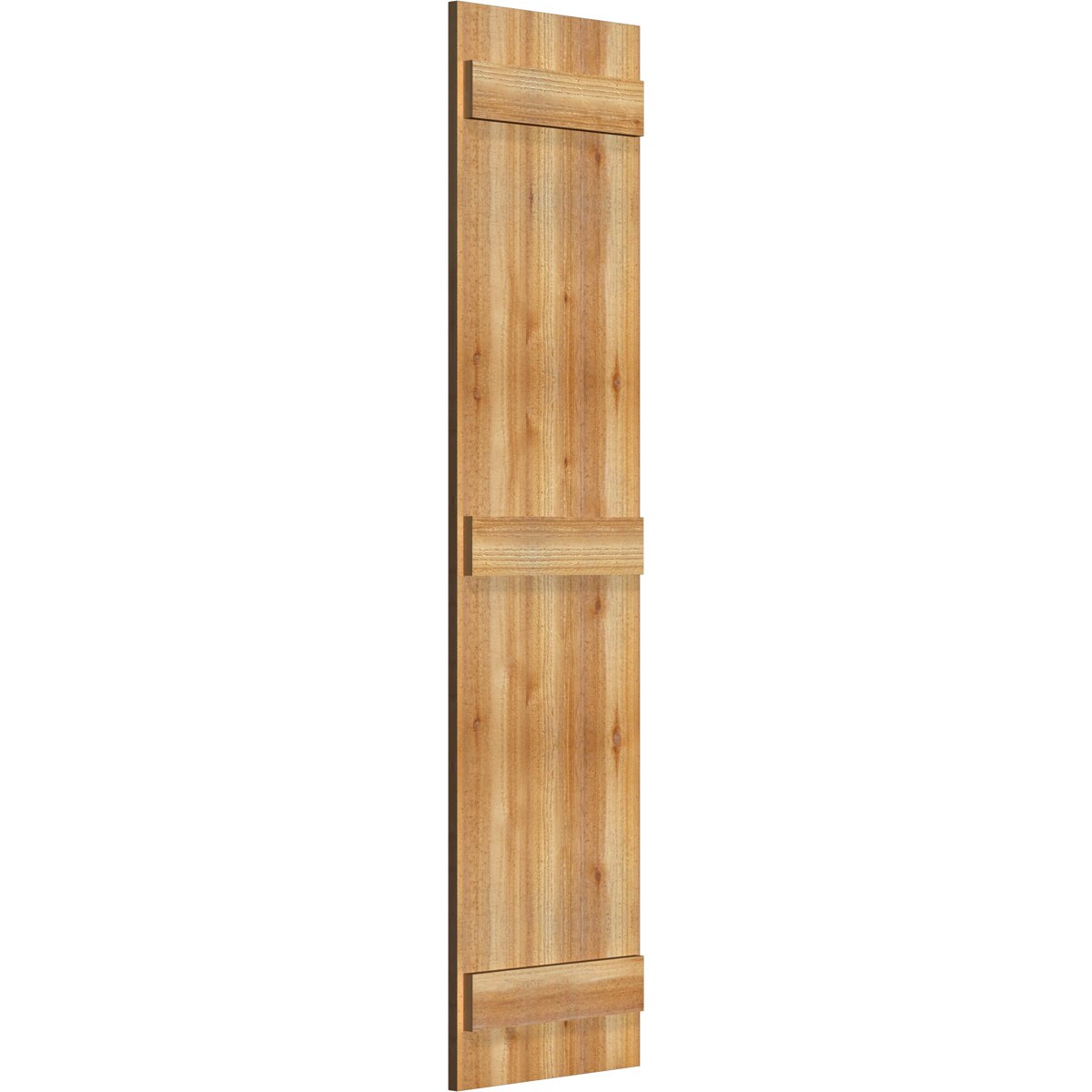 Ekena Millwork 2-Pack 16.125-in W x 64-in H Unfinished Board and Batten Wood Western Red cedar Exterior Shutters