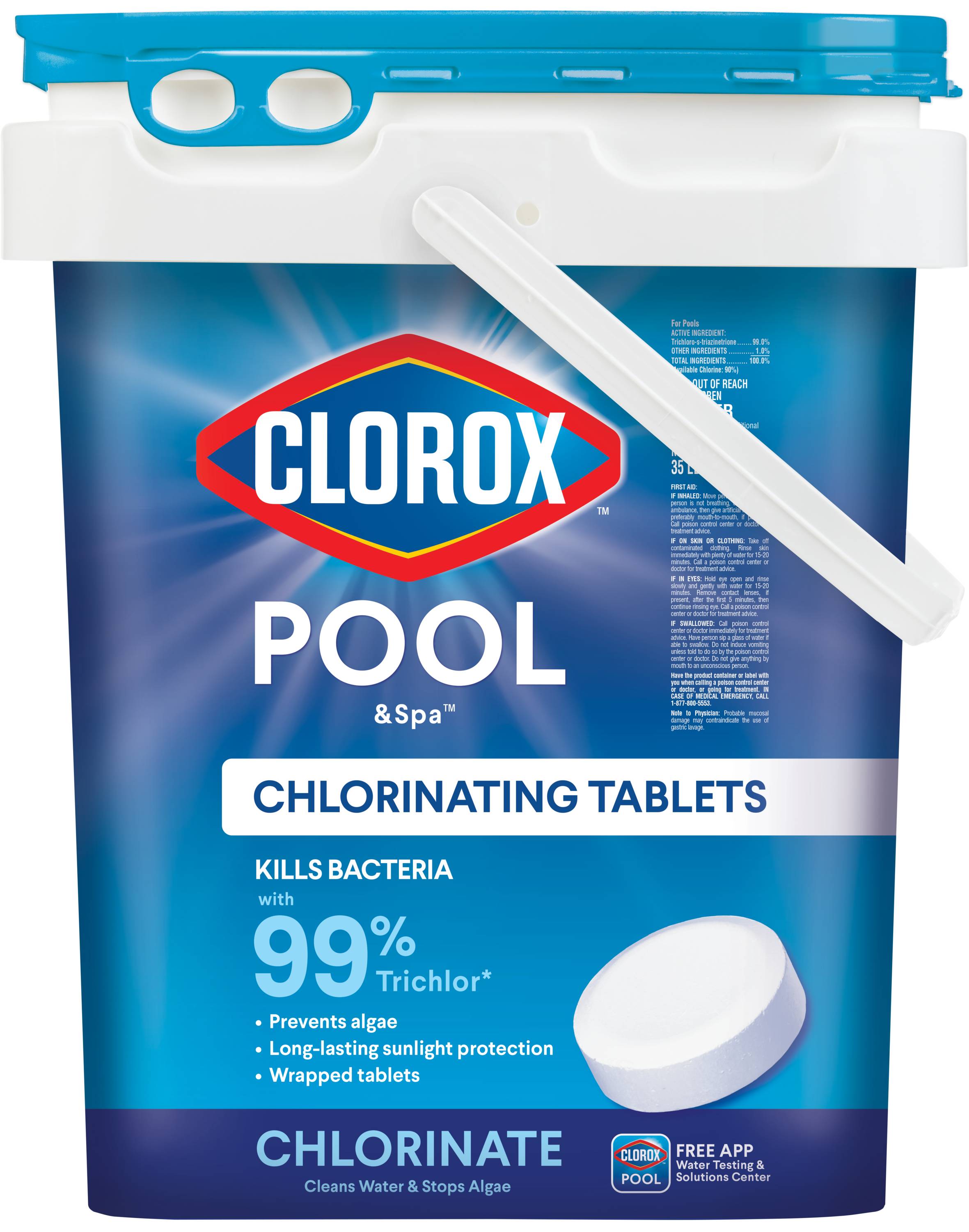Clorox Pool&Spa 3" Chlorinating Tablets for Swimming Pools 12 Lb New Chlorine