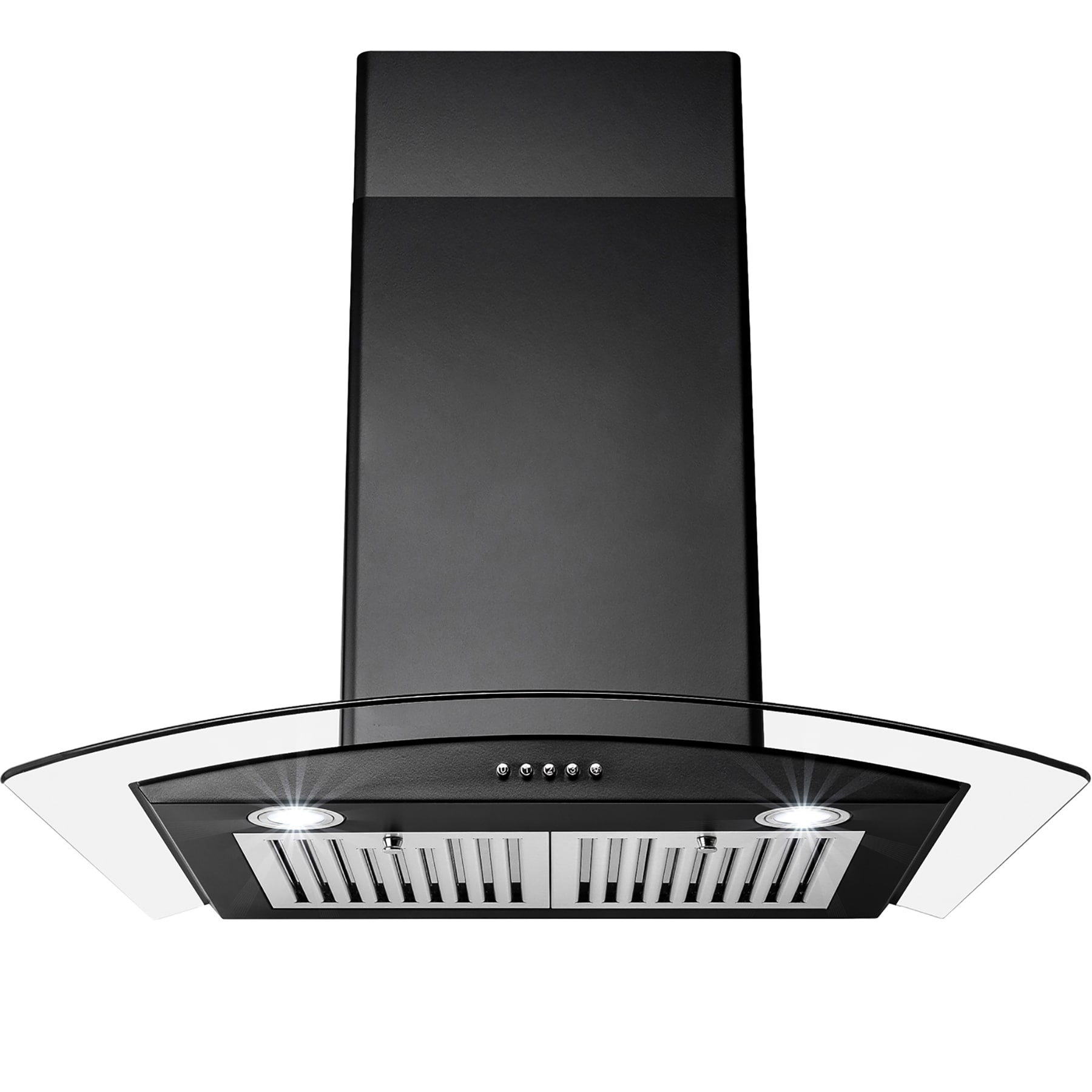 30 In Convertible Kitchen Wall Mount Range Hood In Stainless Steel With Tempere 