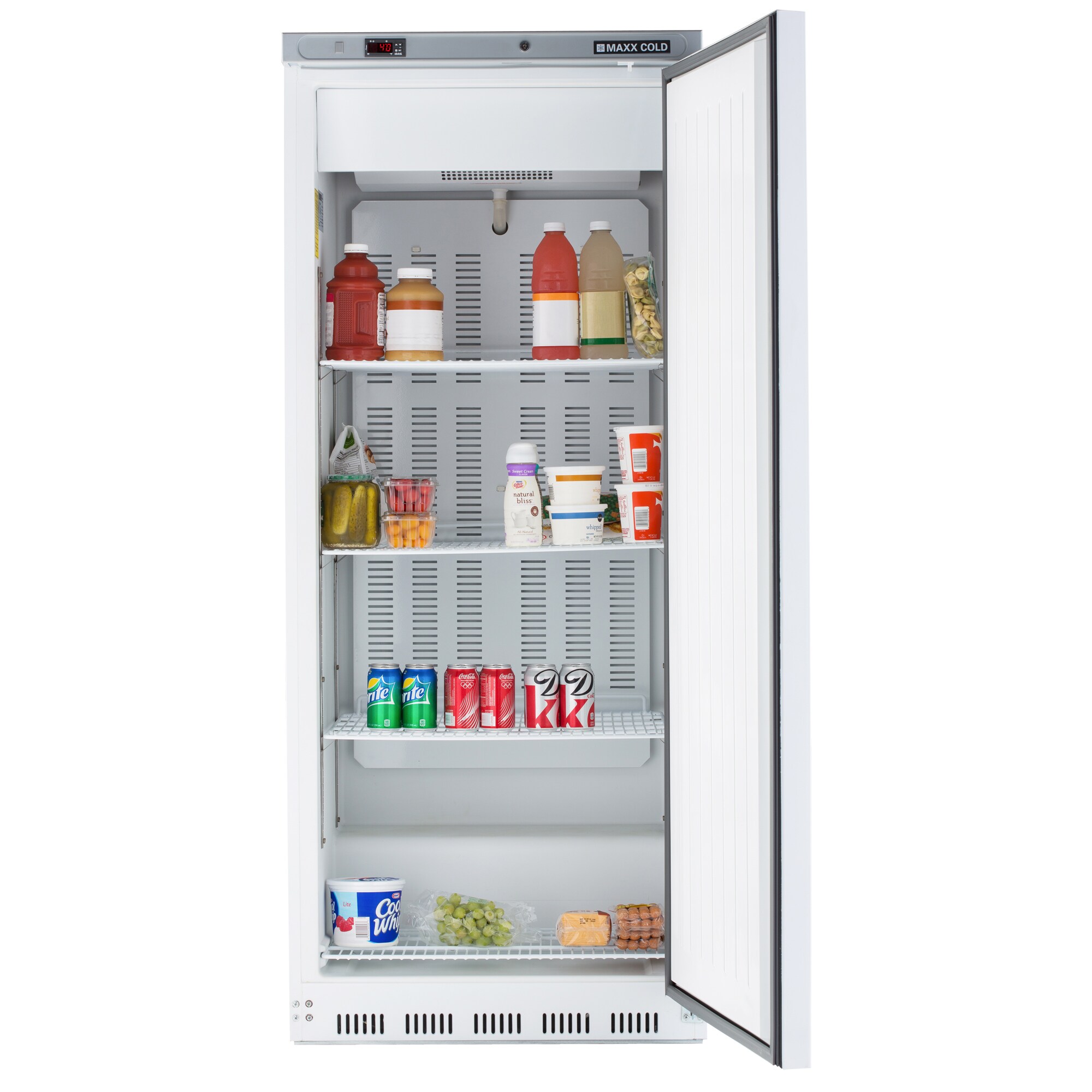 Maxx Cold 81” W Three 3 Door Upright Reach-In Commercial Sub Zero Freezer 72cf 