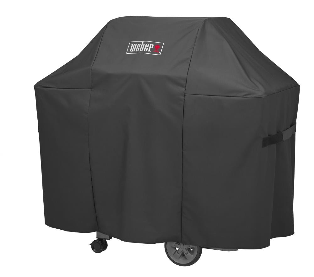 Weber Universal 25-in Black Grill Cover In The Grill Covers Department ...