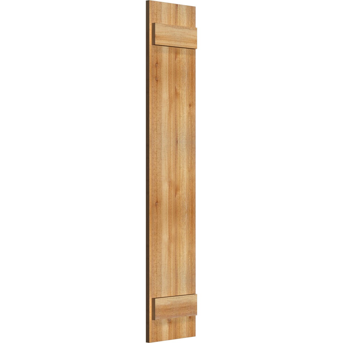 Ekena Millwork 2-Pack 10.75-in W x 53-in H Unfinished Board and Batten Wood Western Red cedar Exterior Shutters