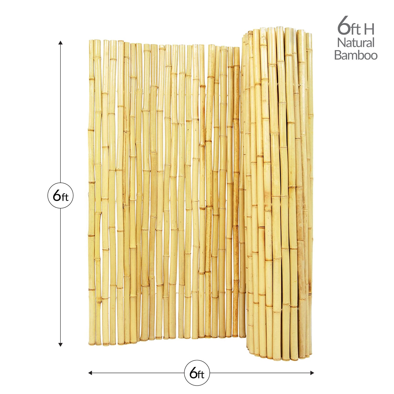 6ft bamboos x10 