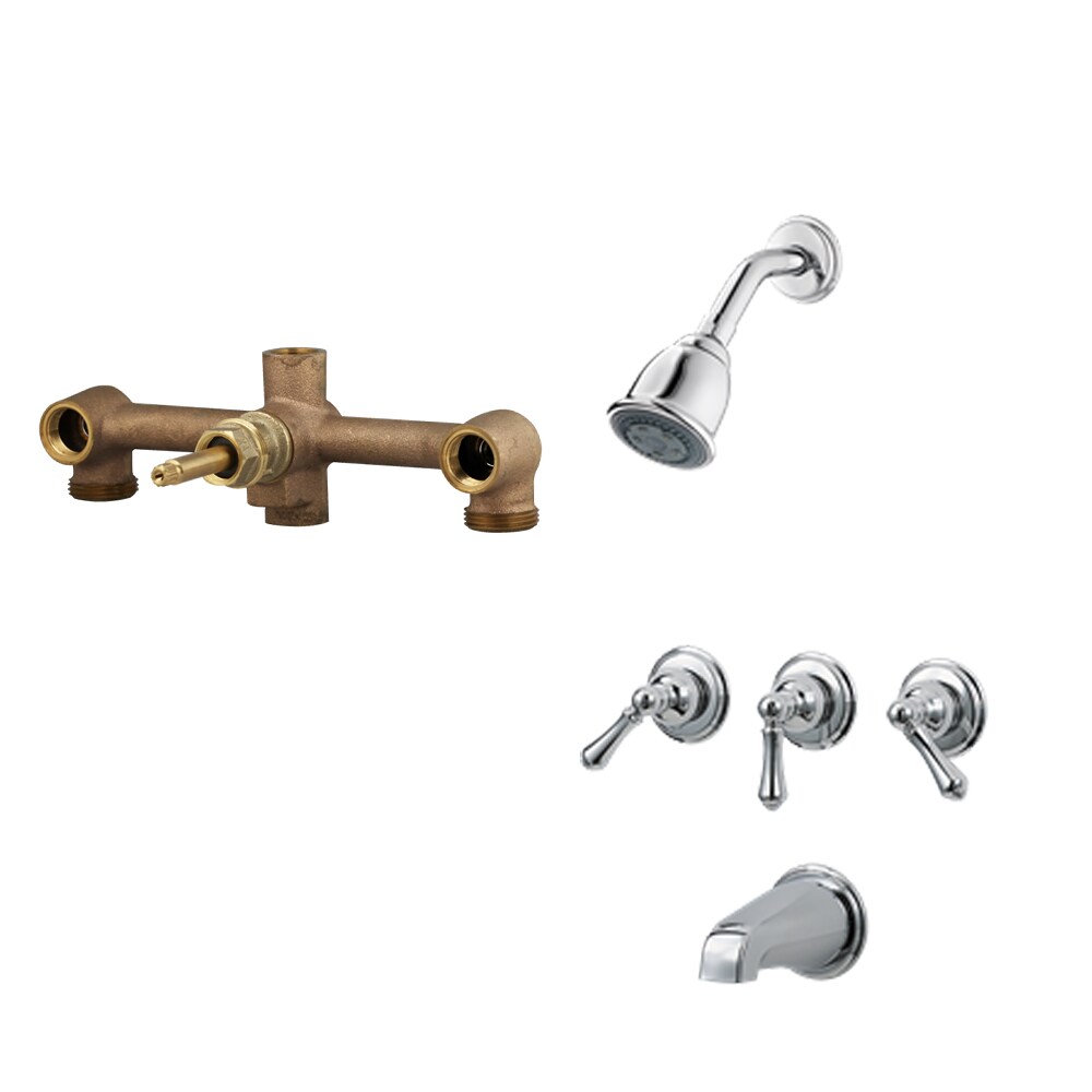 Details about   Pfister Ladera Single-Handle 3-Spray Tub and Shower Faucet Polished Chrome 