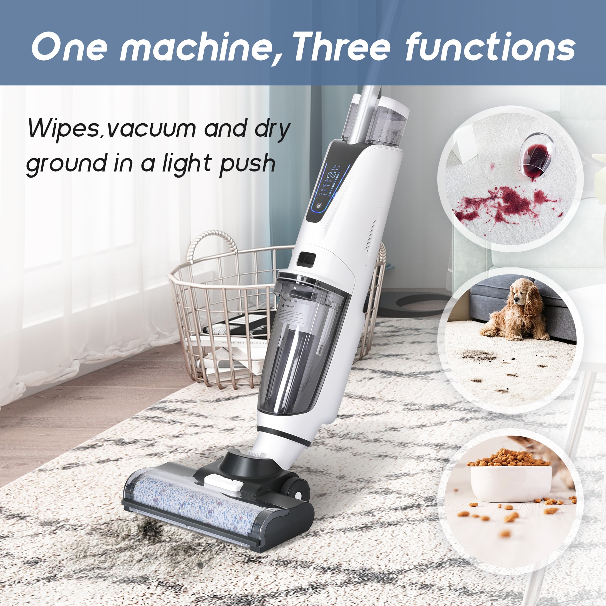Cordless Vacuum Cleaner Handheld Bagless Cleaner Upright Lightweight Car 110 W
