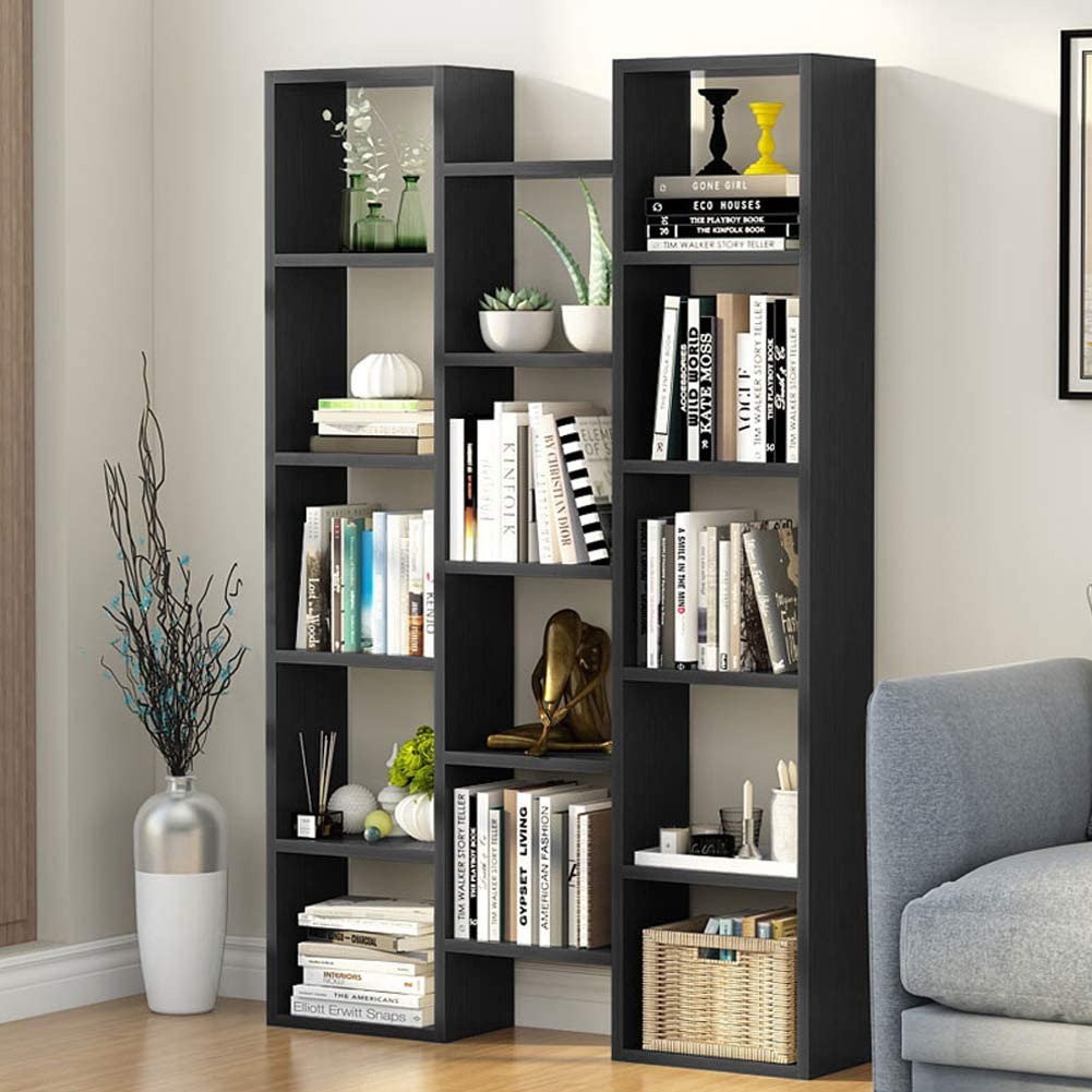 Tribesigns 4 Tiers Folding Bookshelf Modern Bookcase Display Storage Organizer 