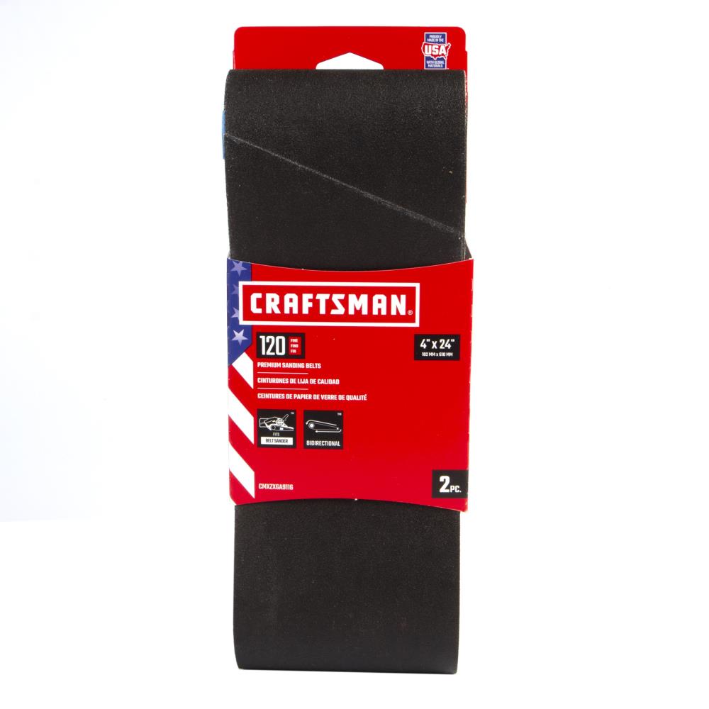 Premium Sander Sandpaper 12 Pack Premium Aluminum Oxide Sanding Belt 4 x 24 Inch 120 Grit Sanding Belt 