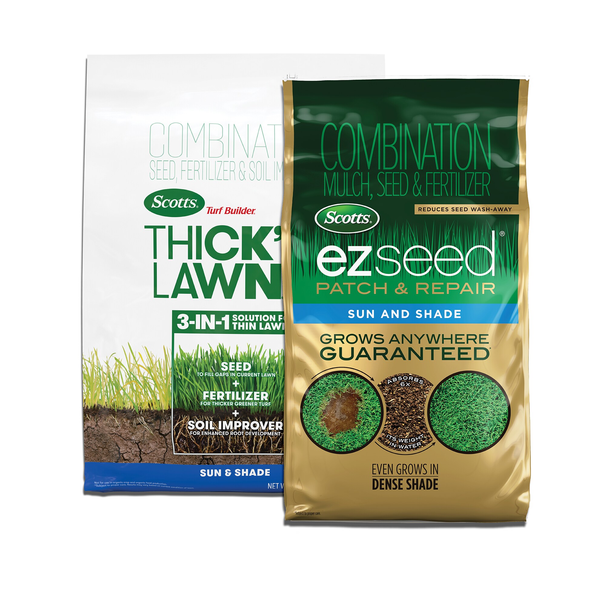 EZ Patch St Augustine Grass Seed Fertilizer Absorbs Blends Super Repairs 3.75 lb 