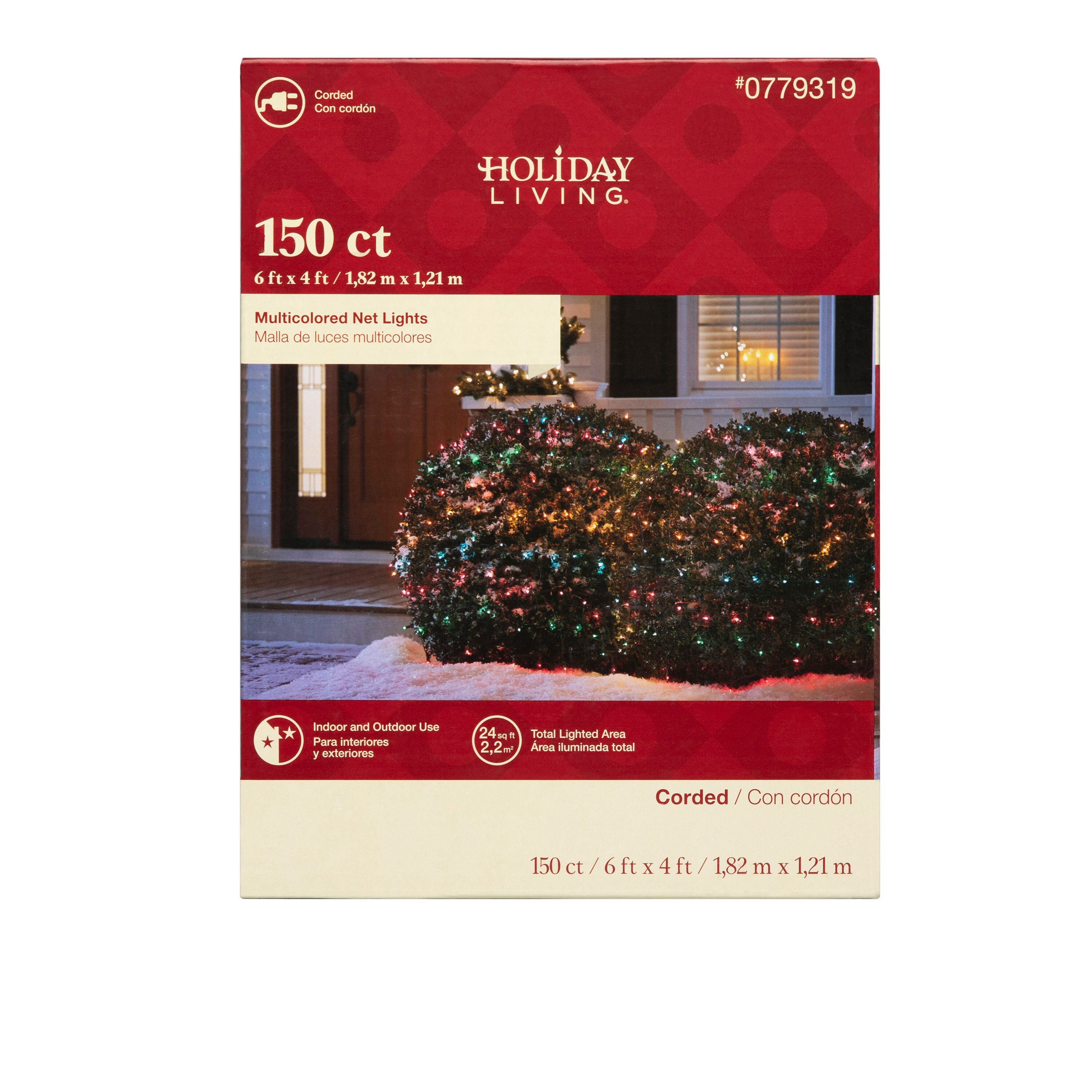 Lowes Christmas Light Recycling 2022 Holiday Living 150 4-Ft X 6-Ft Constant Multicolor Christmas Net Lights At  Lowes.com