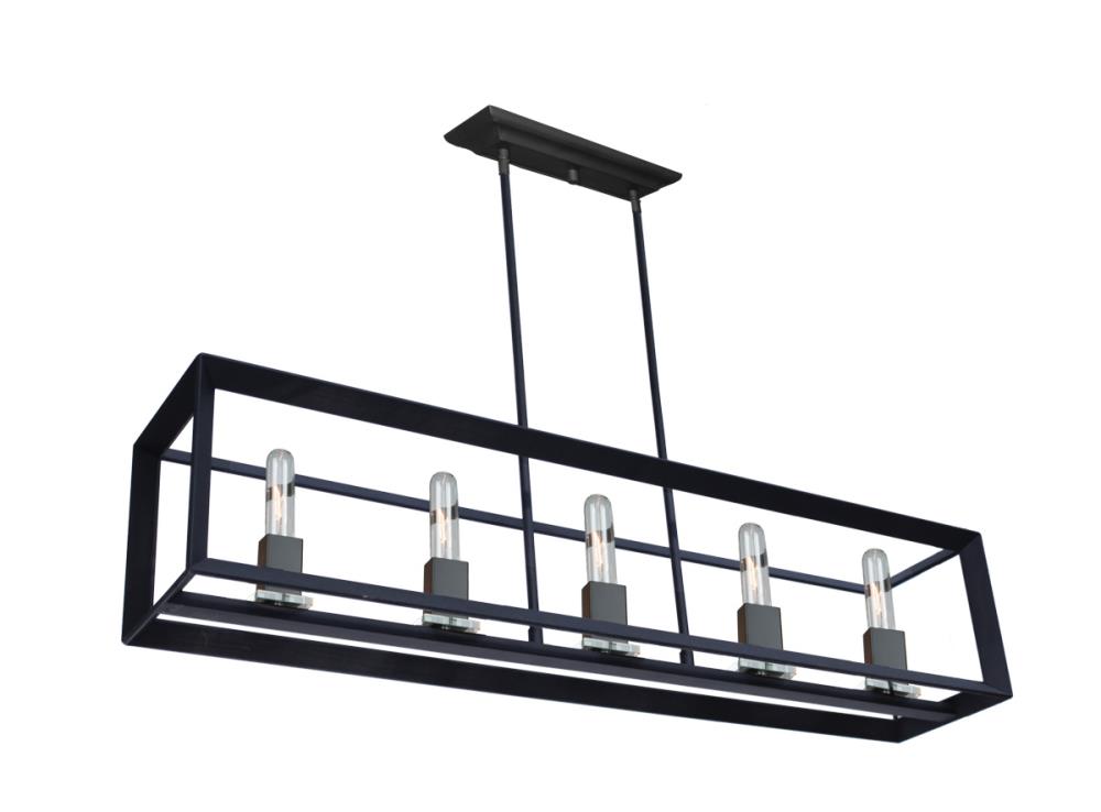 artcraft farmhouse island light matte black