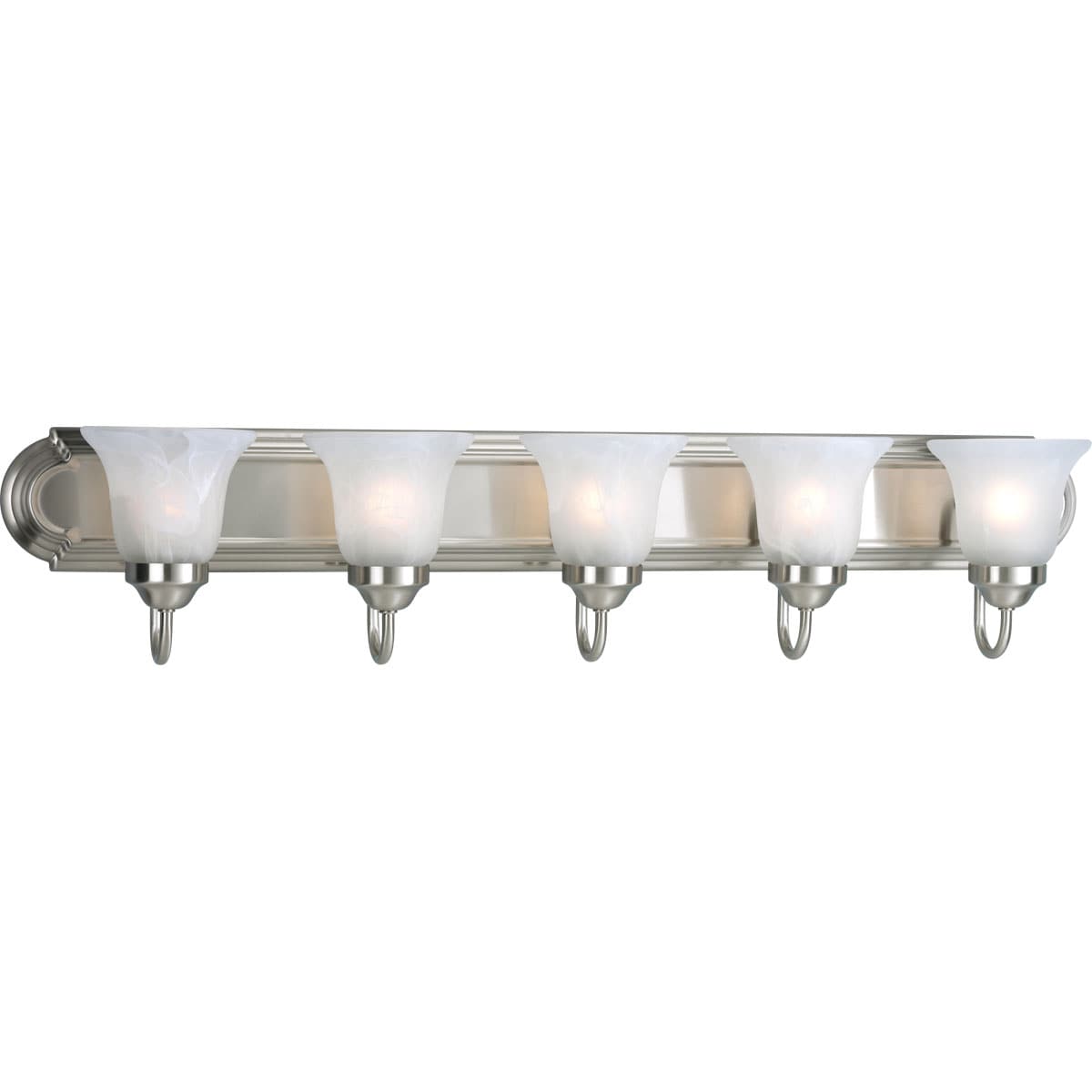 36 brushed nickel vanity light