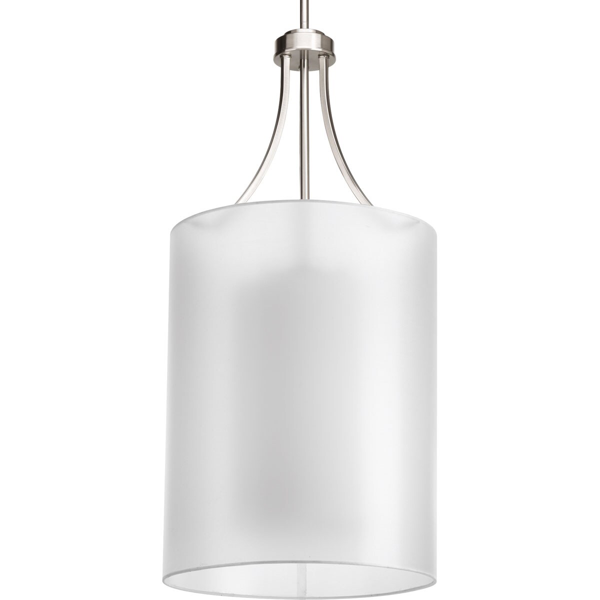 large glass cylinder pendant light