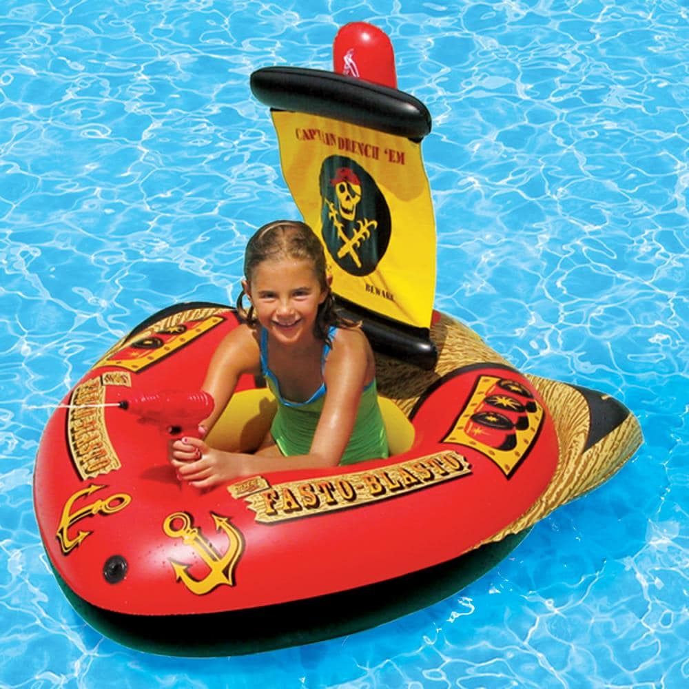 INTEX INFLATABLE PIRATE TUBE RING SWIMMING POOL TOYS