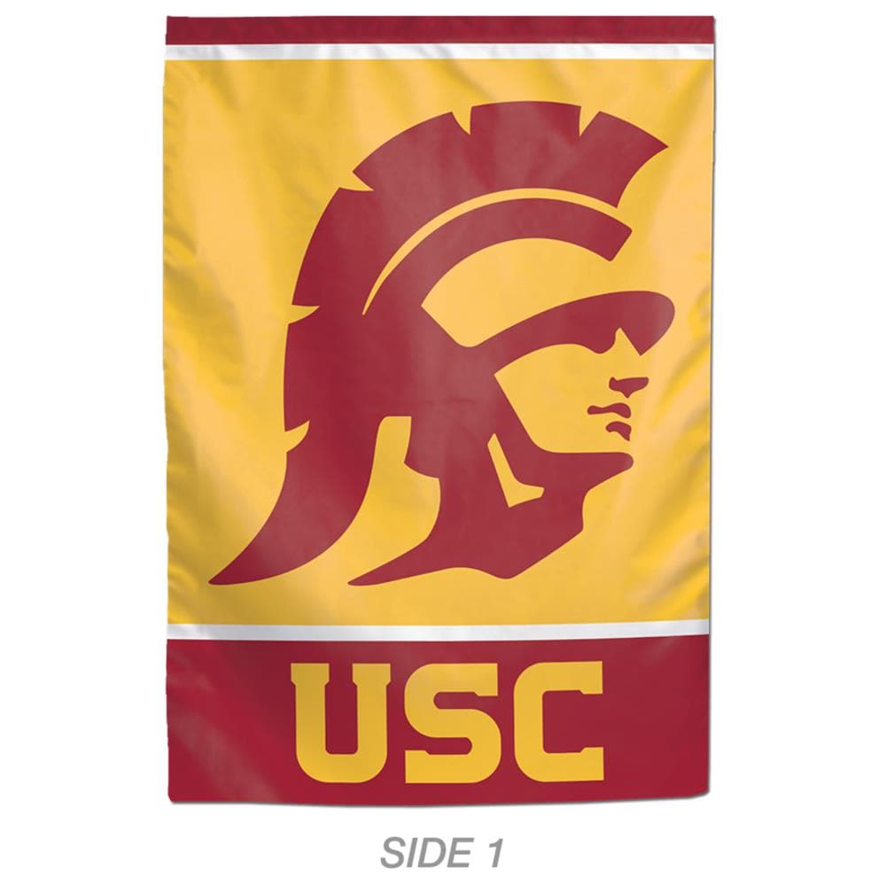 USC Trojans Fight On Garden Flag and Yard Stand Included 