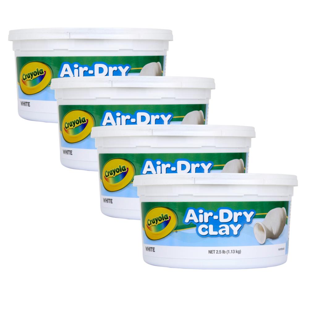 White Pack of 1 Crayola Air Dry Clay 5 Pounds