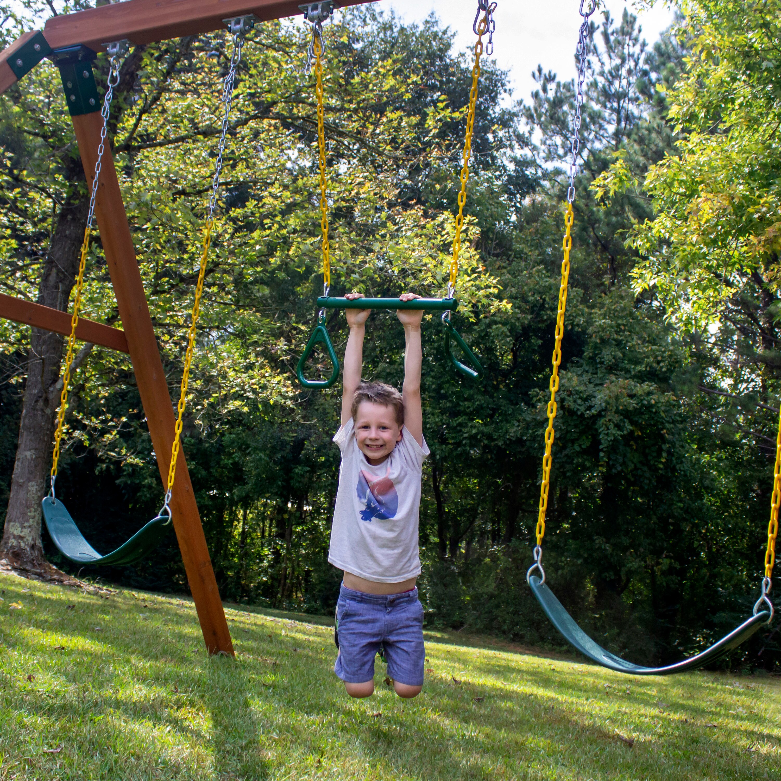 mountaineer cedar swing set