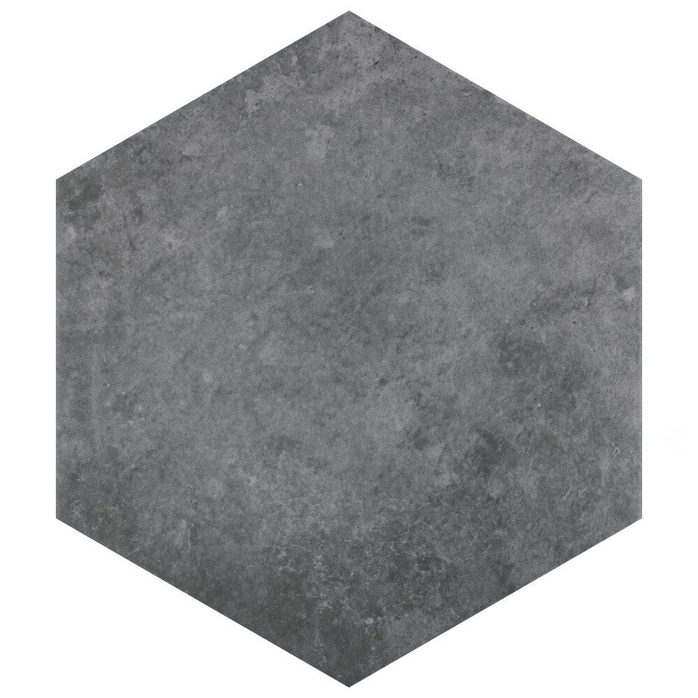 Affinity Tile 25-Pack Carbon 7-in x 8-in Matte Porcelain Stone 