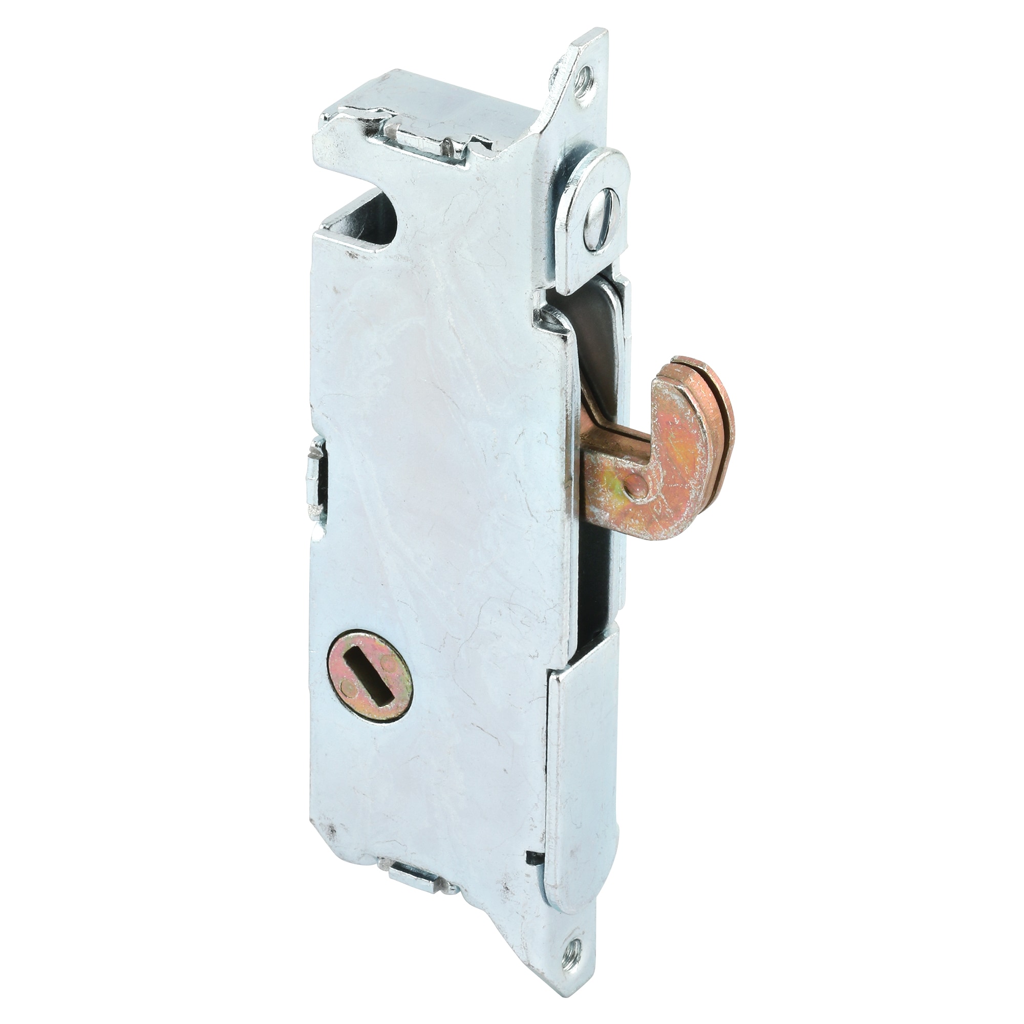 Glass Door Lock Durable Stainless Steel Latch Lock for Single Double Door 