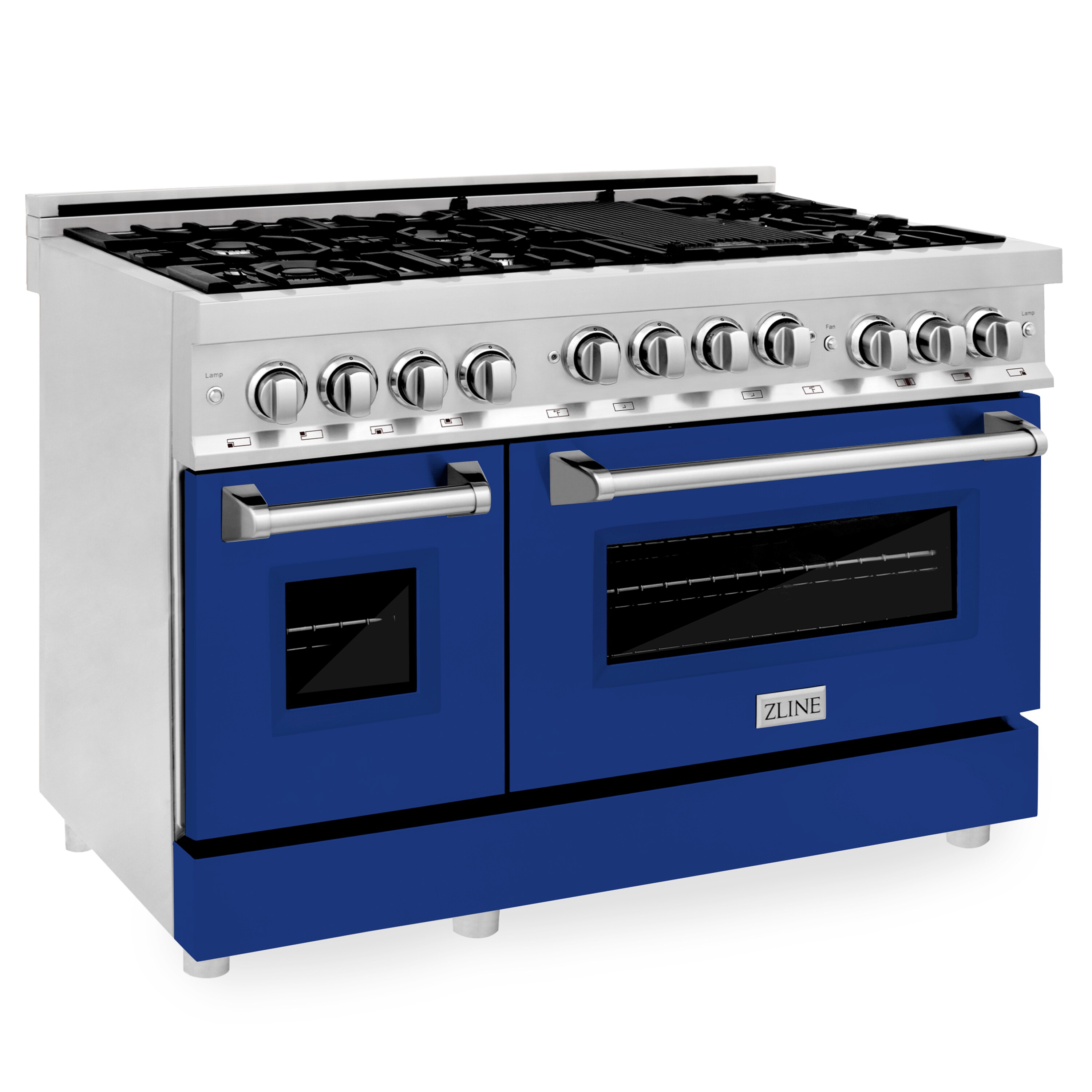 gas double oven range cookers