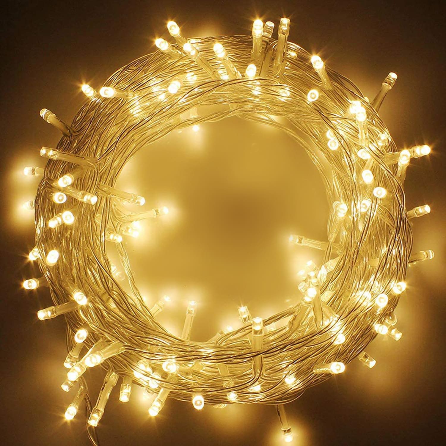 Decorative String Lights 66ft 200 LED 8 Color Changing Modes Fairy Twinkle RGB 