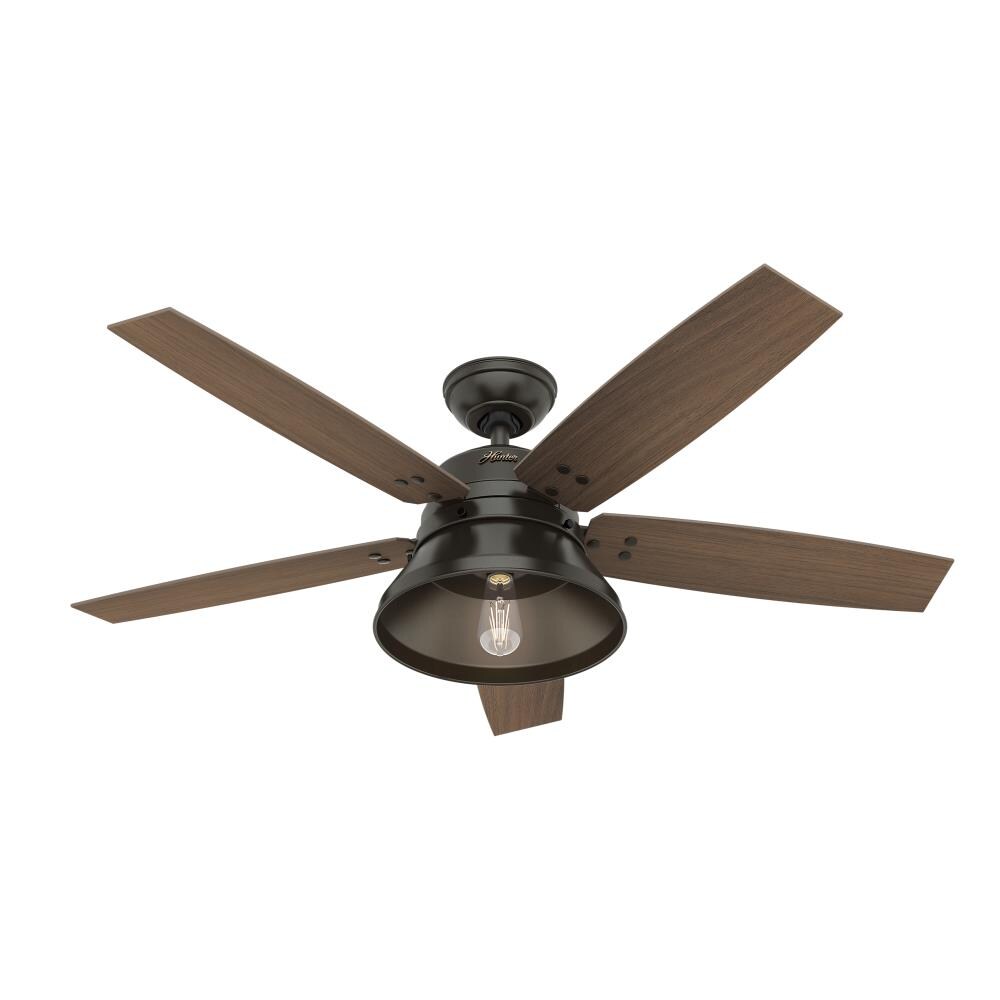 52" Hunter Casual Outdoor Ceiling Fan New Bronze Finish ETL Wet-Rated 