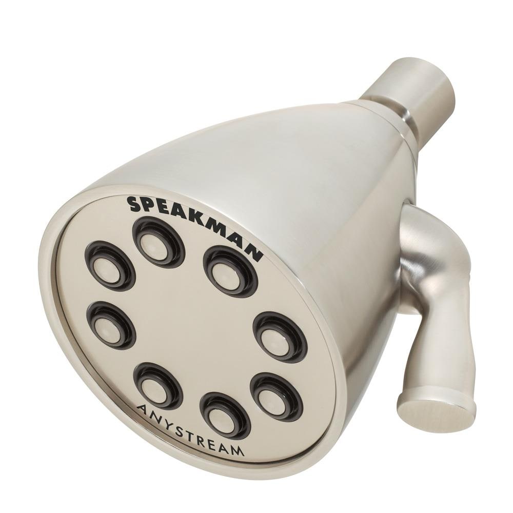 Brushed Nickel Speakman S-3023-BN Tiber Anystream High Pressure Adjustable 2.5 GPM Shower Head 