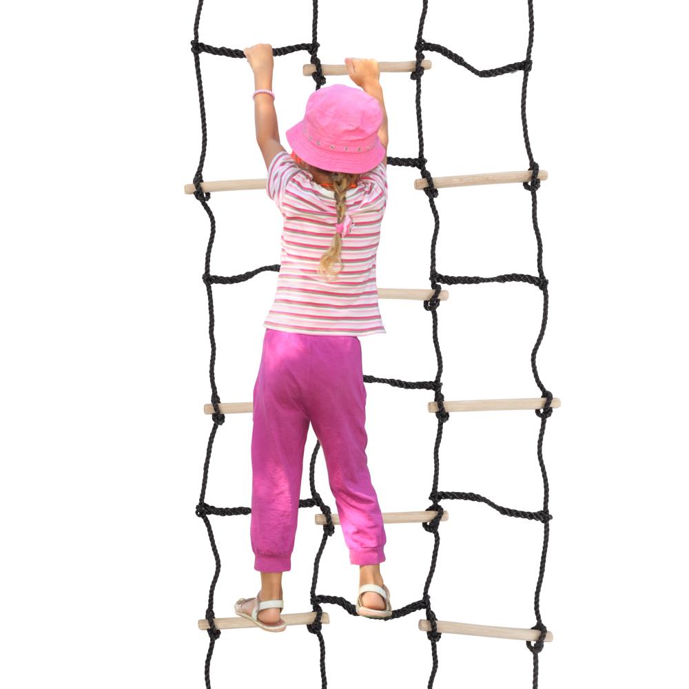 Aoneky 40 x 86 Climbing Cargo Net Rope Climbing Toy for Kids Boys Ages 6 Year Old and up