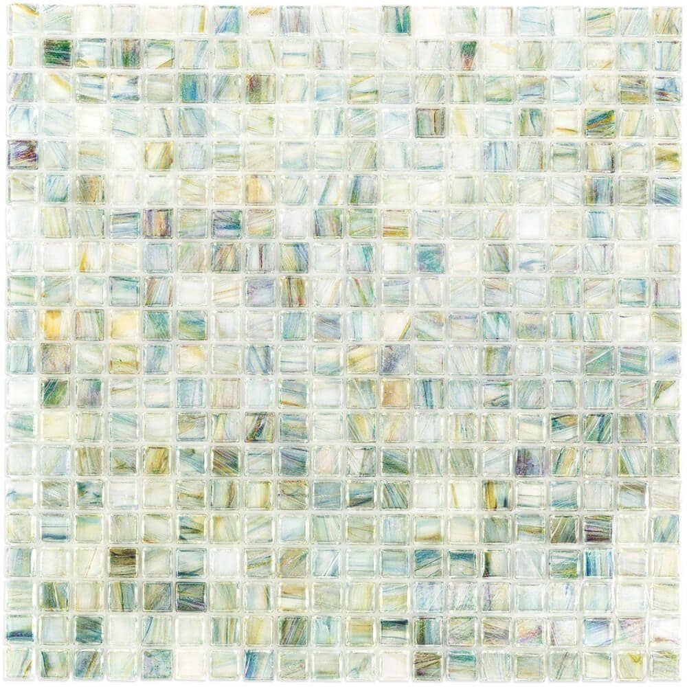 Artmore Tile Zephyr Dreamcatcher 3-in x 6-in Polished Glass Linear Mosaic  Floor and Wall Tile Sample