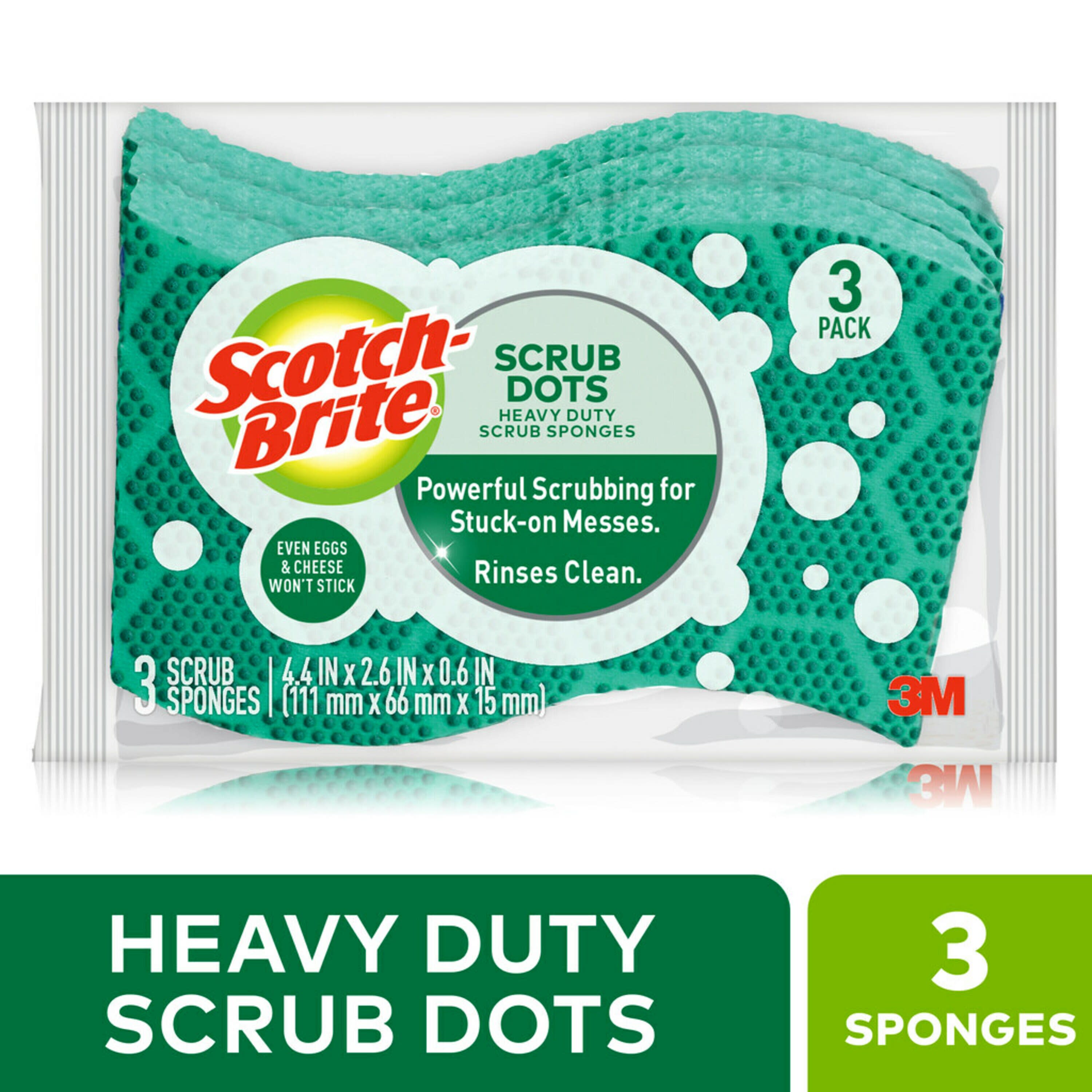 New Scotch Brite Sponge Wipe Large Pack of 3 Free Shipping 
