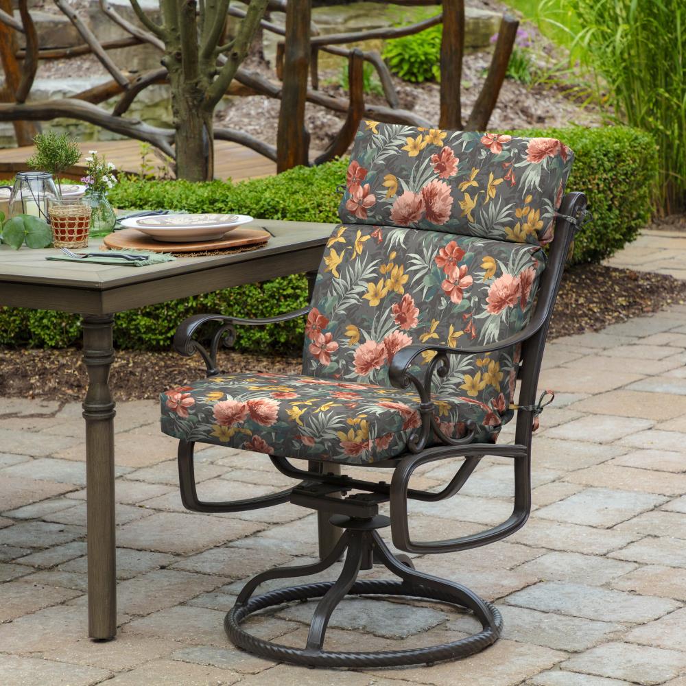 Arden Selections Phoebe Floral Patio Chair Cushion In The Patio 