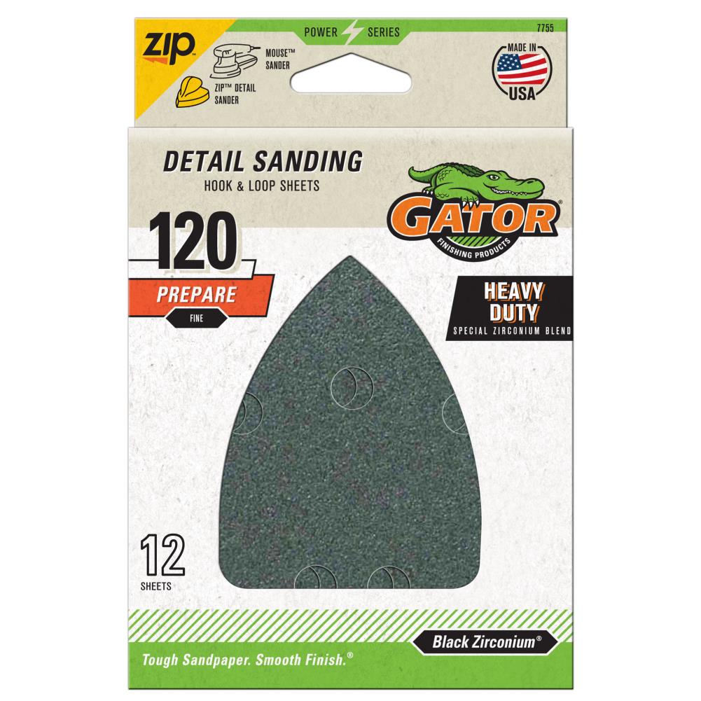 Pack of 5 Abrasive sanding pads 120 Grit 