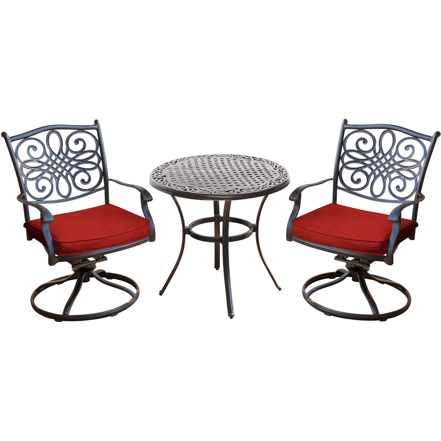 Hanover Traditions 3-Piece Patio Conversation Set with Cushions