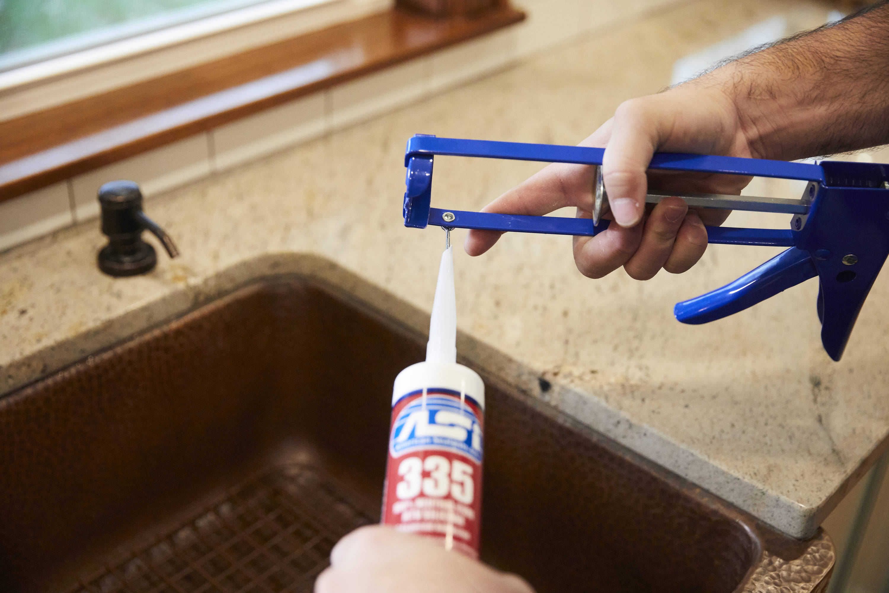 SINKOLOGY SinkSense 10.1-oz Neutral and Brown Silicone Caulk in the Caulk  department at Lowes.com
