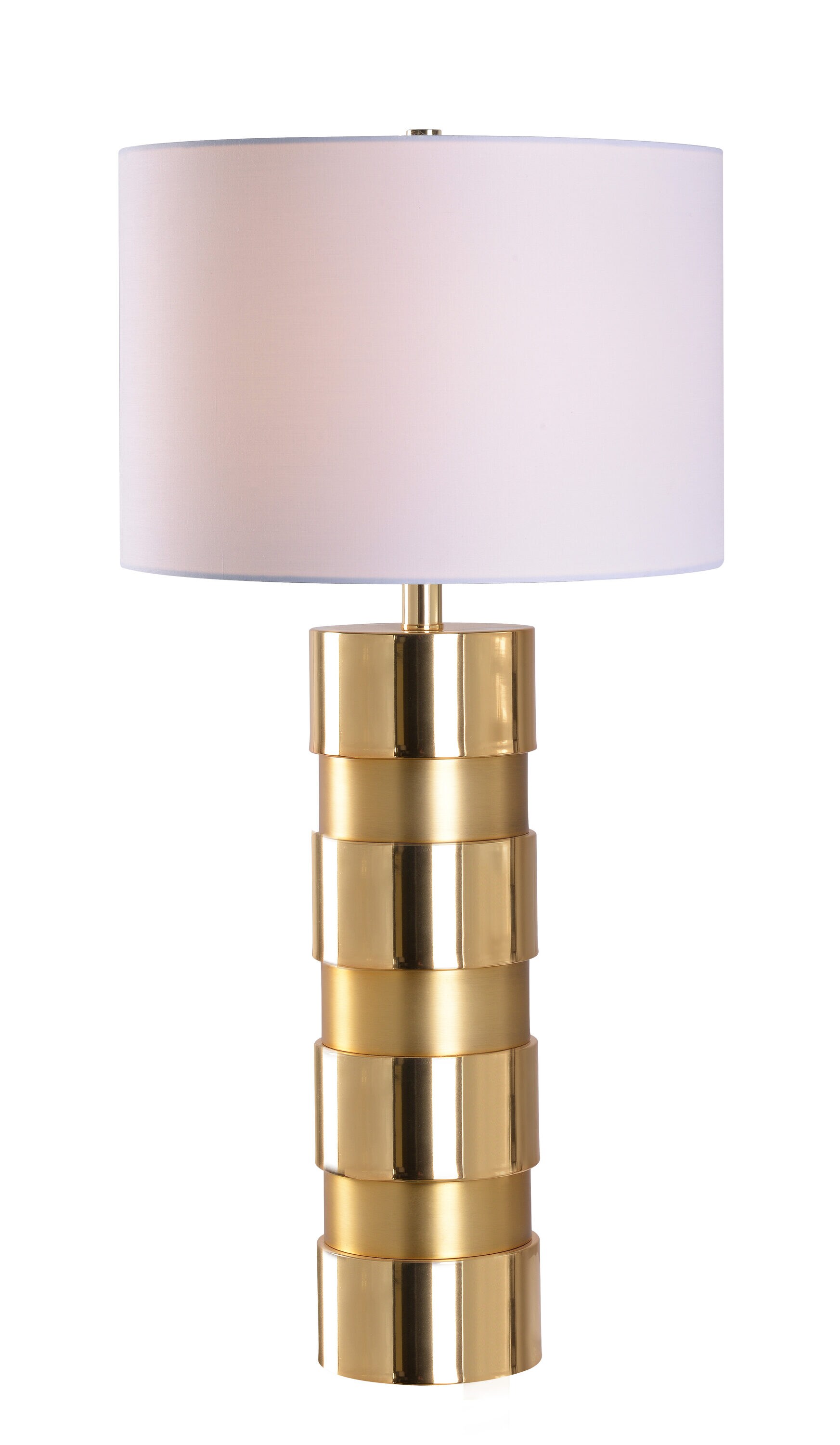 matte gold lamp