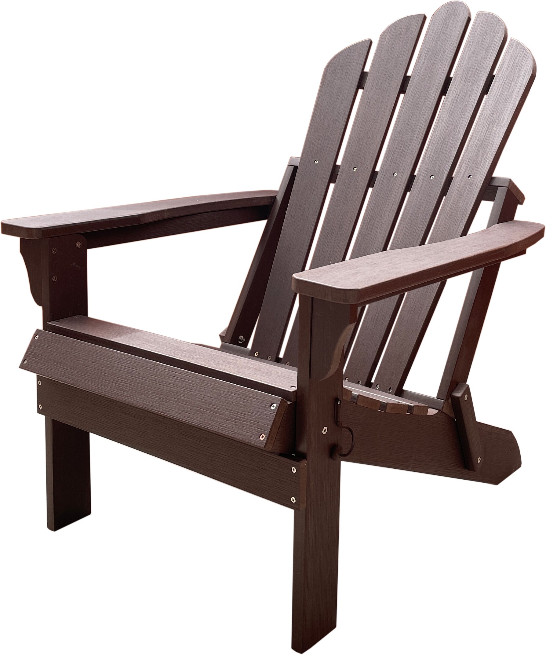 Foldable Adirondack Chair Kit Brown 