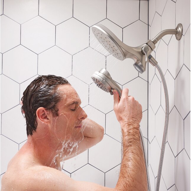 Chrome Engage Magnetix 2.5 GPM Handheld/Rain Shower Head 2-in-1 Combo Featuring Magnetic Docking System 1