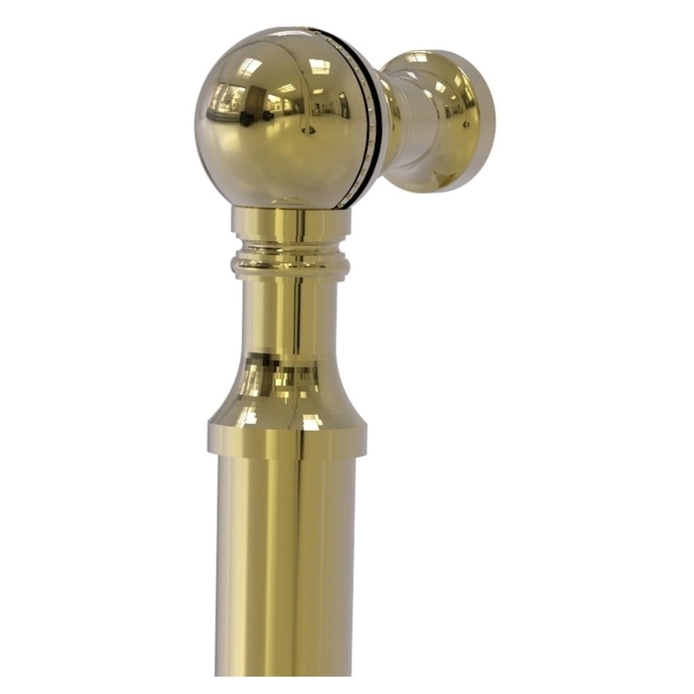 Allied Brass 8-in Center to Center Unlacquered Brass Cylindrical Bar Drawer Pulls