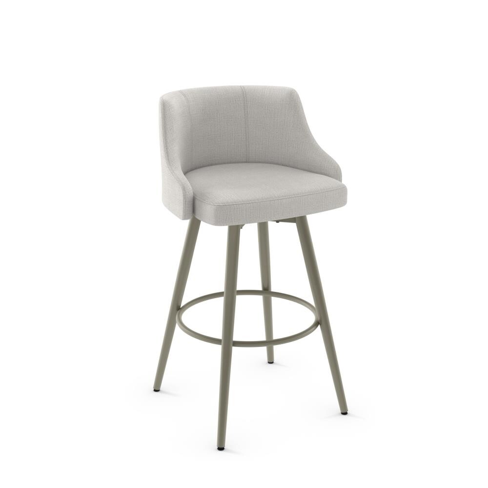 light grey bar stools with back