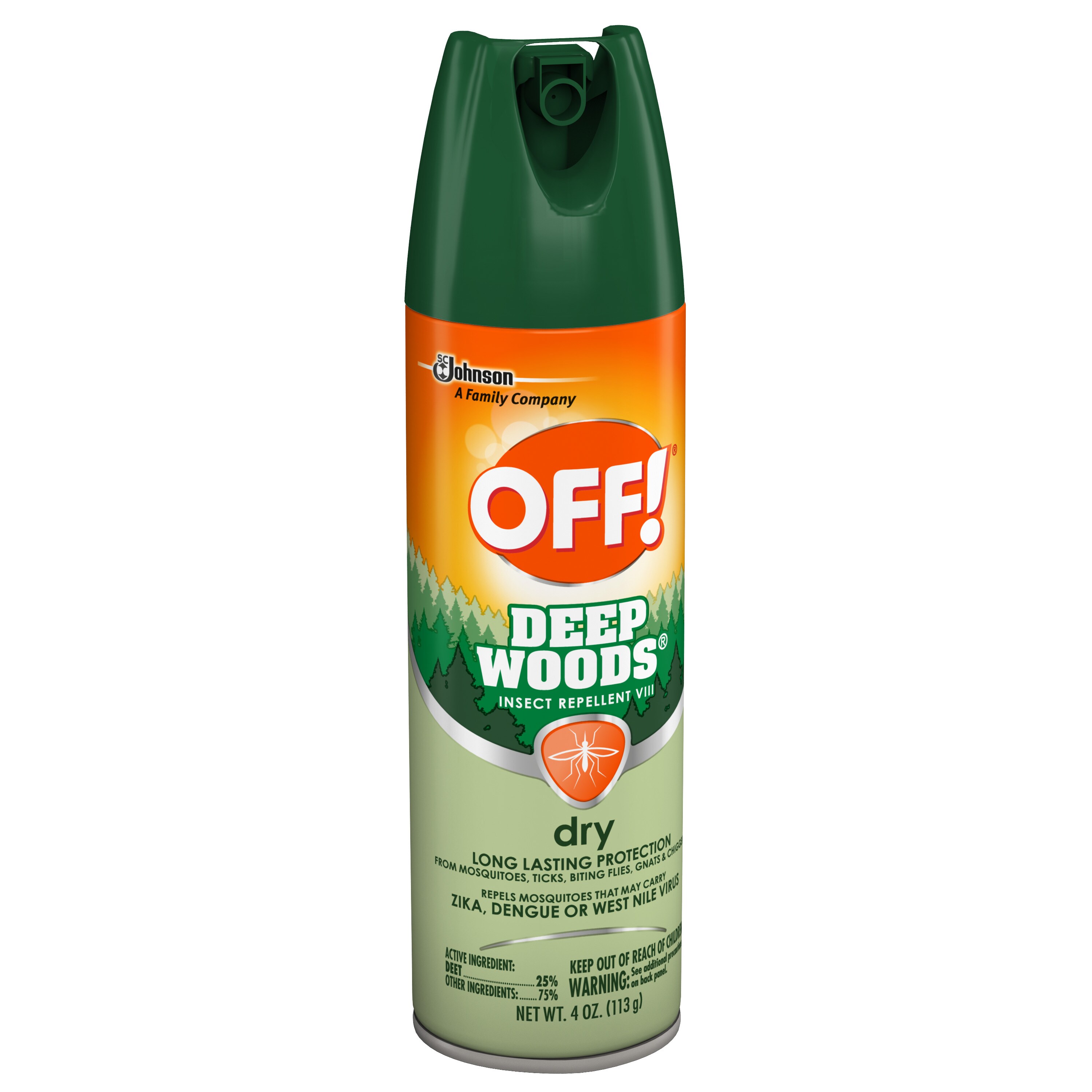 3 PACK OFF Deep Woods Sportsmen Insect Repellent 
