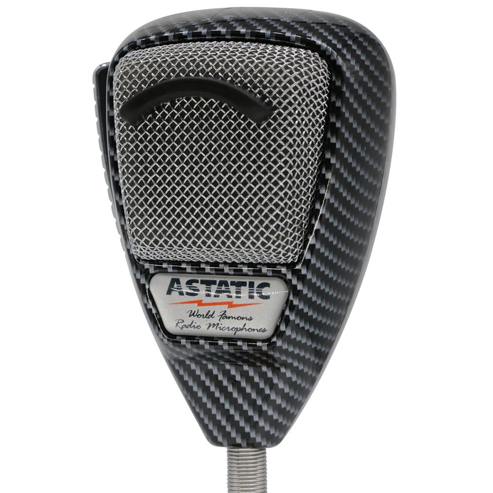 ASTATIC 636L-SE Silver Edition CB  Ham Radio Microphone 4-pin mic Metal Cord 