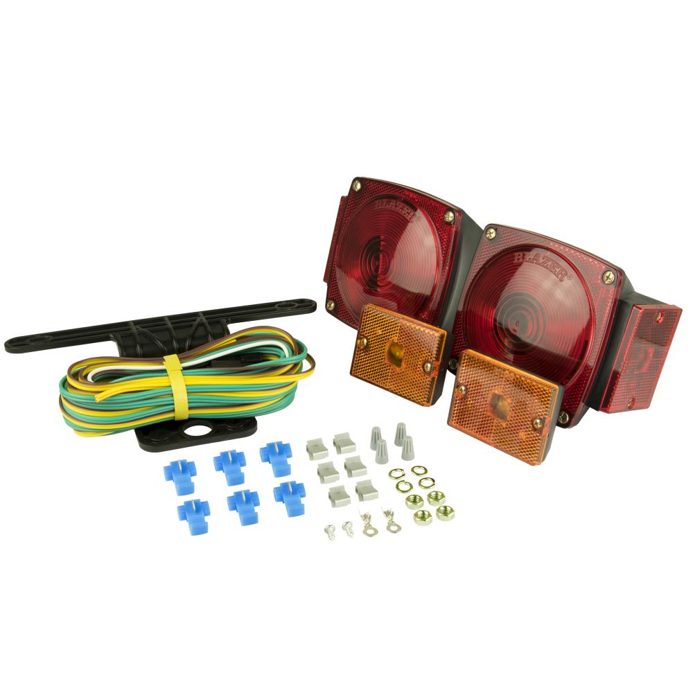 CZC AUTO 12V Mount Combination Trailer Light Kit for Over 80 Width Trailers Trucks RVs Snowmobile 