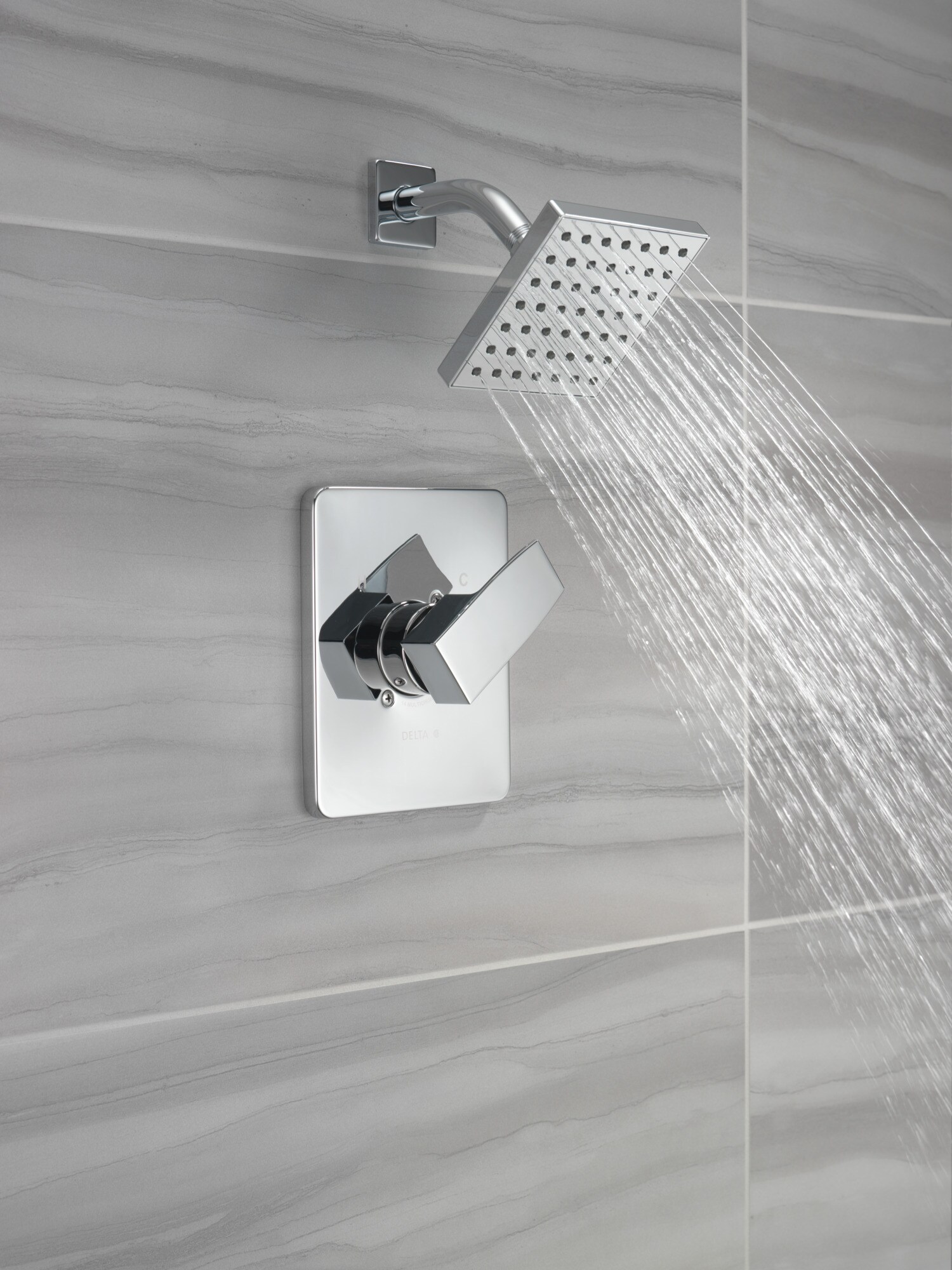 Delta Modern Chrome 1-handle Shower Faucet