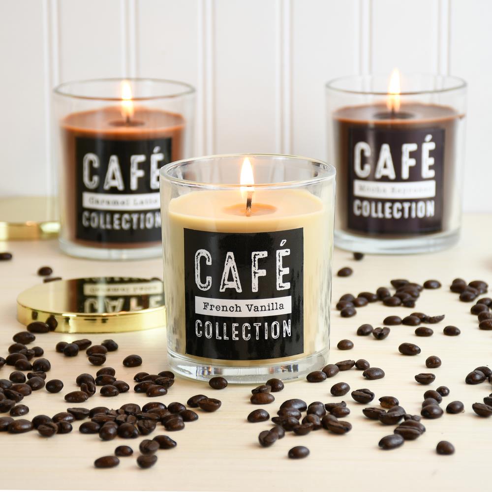 Pack of 6 Candles Fresh Coffee Scented Votive Candles