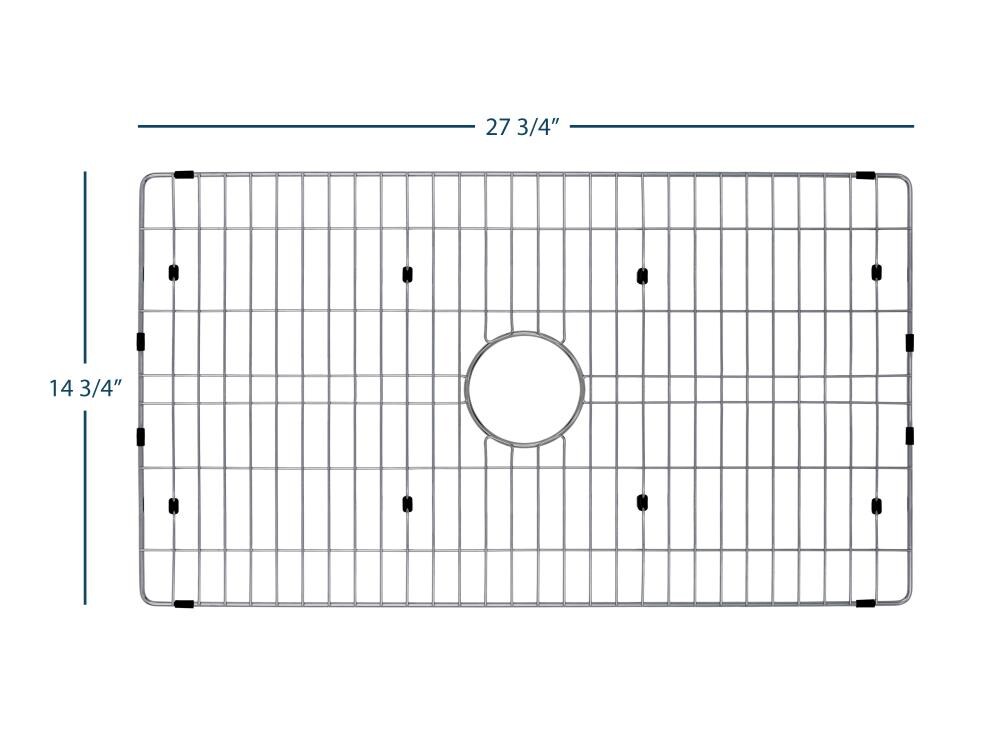 custom size sink grid