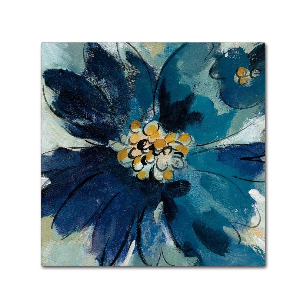 Trademark Fine Art Floral Framed 24-in H x 24-in W Floral Print on Canvas