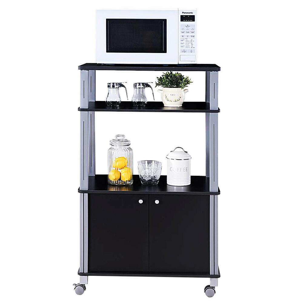 Details about   Microwave Rack Stand Rolling Storage Cart 