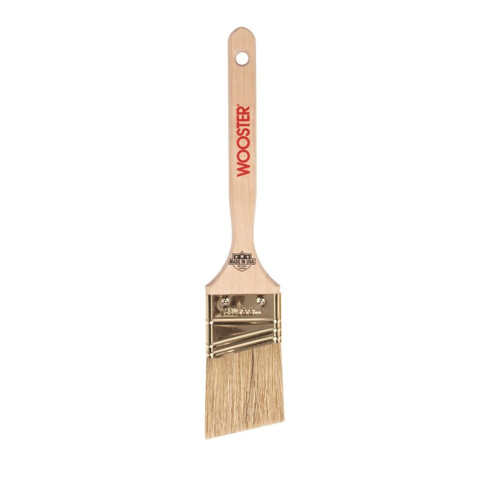 Wooster Natural Bristle Polyester Blend Angle Paint Brush in the Paint