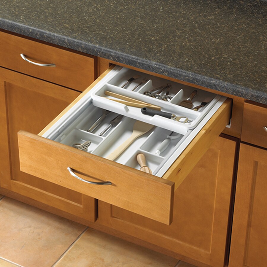 Kitchen Drawer Organiser Cutlery Silverware Storage Tray Box Insert Cabinet* 